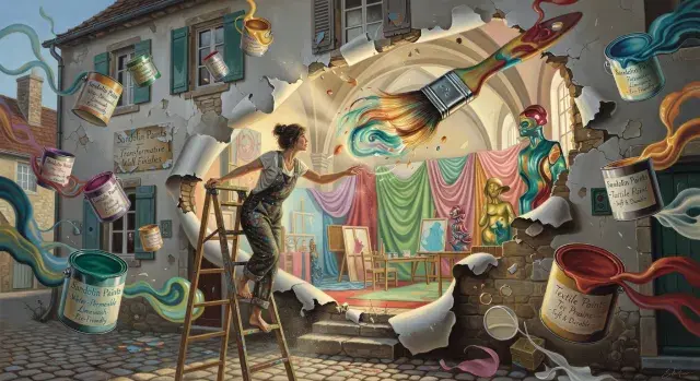 Pribor za kućno farbanje: transformativne zidne završne obrade